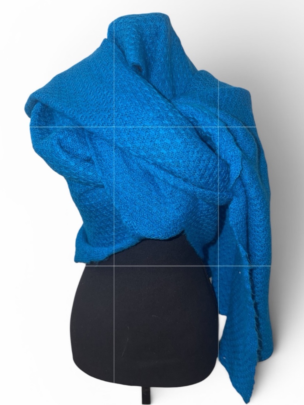 H&M Blue Oversized Scarf(One Size)